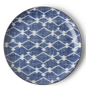 MIYA Company Large Plates | Aizome Hishi 10" Plate
