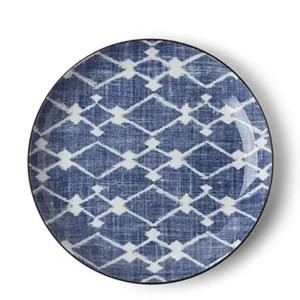 MIYA Company Medium Plates | Aizome Hishi 8.5" Plate