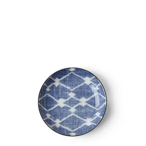 MIYA Company Small Plates | Aizome Hishi 3.75" Sauce Dish