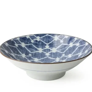 MIYA Company Serving Bowls & Plates | Aizome Hishi 9.75" Serving Bowl