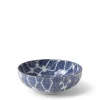 MIYA Company Shallow Bowls | Aizome Hishi 5" Shallow Bowl