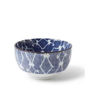 MIYA Company Medium Bowls | Aizome Hishi 5" Soup Bowl