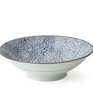 MIYA Company Serving Bowls & Plates | Aizome Mum 9.75" Serving Bowl