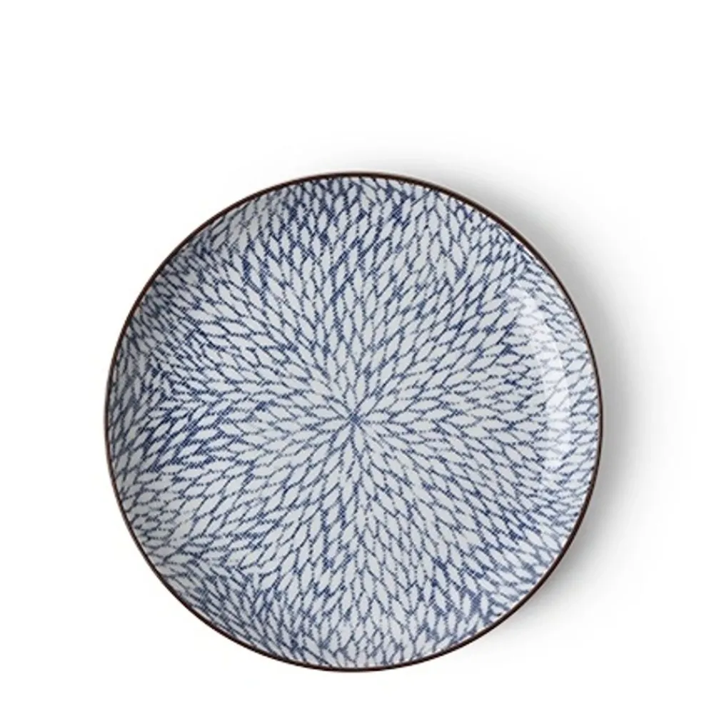 aizome_mums__plate_0.webp MIYA Company Medium Plates | Aizome Mums 7" Plate
