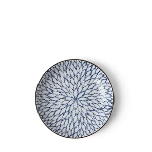MIYA Company Sauce Dishes | Aizome Mums 3.75" Sauce Dish