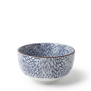 MIYA Company Medium Bowls | Aizome Mums 5" Soup Bowl