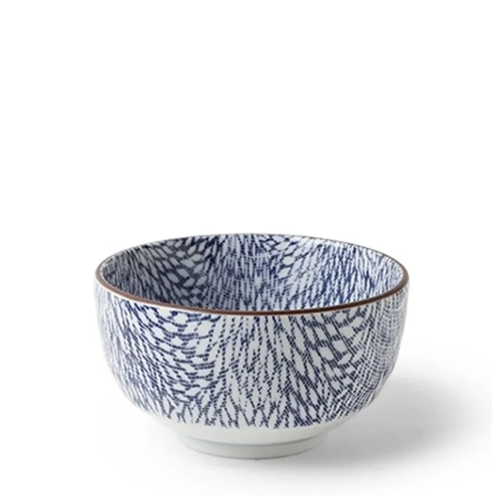 aizome_mums__soup_bowl_0.webp MIYA Company Medium Bowls | Aizome Mums 5" Soup Bowl