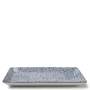 MIYA Company Medium Plates | Aizome Mums Rectangle Plate