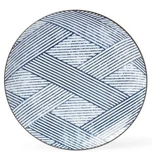 MIYA Company Large Plates | Aizome Shima 10" Plate