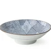 MIYA Company Serving Bowls & Plates | Aizome Shima Ami 9.75" Serving Bowl