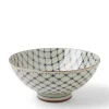 MIYA Company Medium Bowls | Antique Kimono Lattice Bowl 5-5/8"