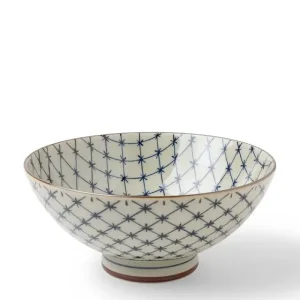 MIYA Company Medium Bowls | Antique Kimono Lattice Bowl 5-5/8"