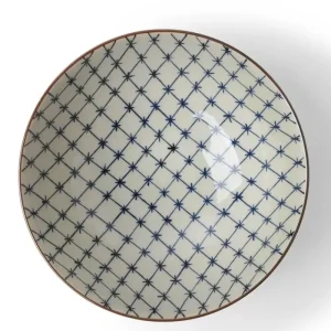 MIYA Company Medium Bowls | Antique Kimono Lattice Bowl 5-5/8