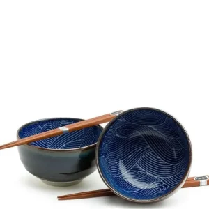 MIYA Company Bowl Sets | Aranami 5" Bowl For Two Set