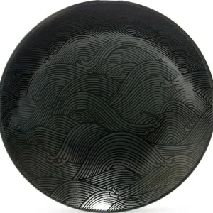 MIYA Company Serving Bowls & Plates | Aranami Black 9.75