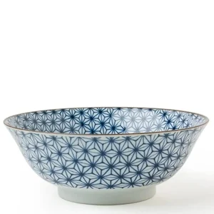 MIYA Company Ramen Bowls | Asanoha Colors 7.25" Bowl - Blue