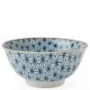 MIYA Company Medium Bowls | Asanoha Colors 5.75" Bowl - Blue