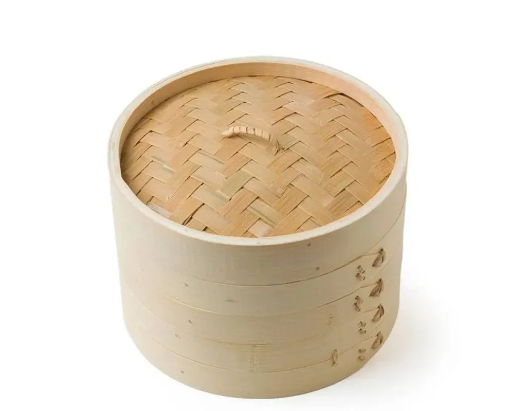 bamboo_steamer_set__1-3.webp MIYA Company Other | Bamboo Steamer Set 8"