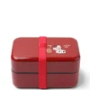 MIYA Company Bento Sets | Bento Box Fortune Cat Red