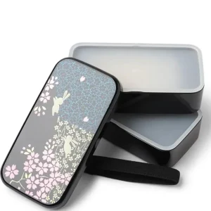 MIYA Company Bento Sets | Bento Sakura Rabbit Black