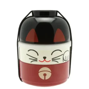 MIYA Company Bento Sets | Bento Set Fortune Cat Red