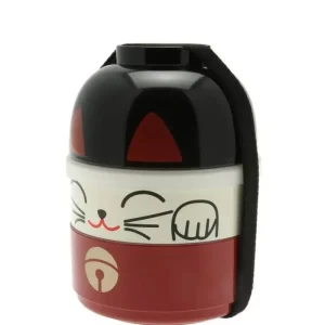 MIYA Company Bento Sets | Bento Set Fortune Cat Red
