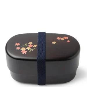 MIYA Company Bento Sets | Bento Set Woodgrain Sakura Blossom