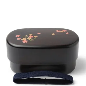 MIYA Company Bento Sets | Bento Set Woodgrain Sakura Blossom