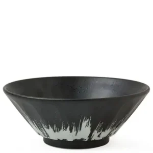 MIYA Company Ramen Bowls | Bincho Black 7.75" Noodle Bowl