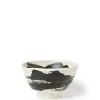 MIYA Company Medium Bowls | Black Brush Stroke 5.5" Bowl
