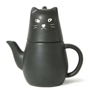 MIYA Company Teaware | Black Cat Tea Set