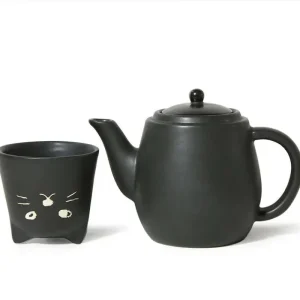 MIYA Company Teaware | Black Cat Tea Set