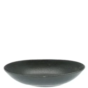 MIYA Company Serving Bowls & Plates | Black Cosmos Bowl Oval 10