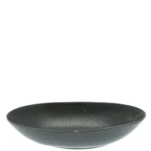 MIYA Company Serving Bowls & Plates | Black Cosmos Bowl Oval 10
