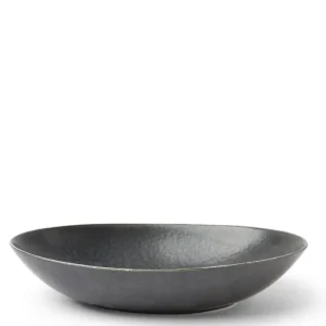 MIYA Company Serving Bowls & Plates | Black Cosmos Bowl Oval 10