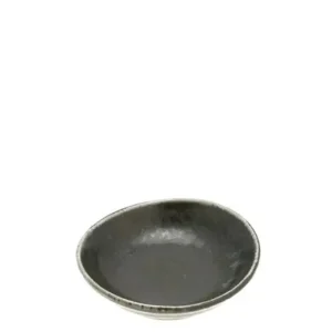 MIYA Company Sauce Dishes | Black Cosmos Shell Sauce Dish 3-1/4"