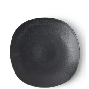 MIYA Company Medium Plates | Black Cosmos Shiho Plate 7-5/8"