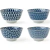 MIYA Company Bowl Sets | Blue & White 5" Bowl Set