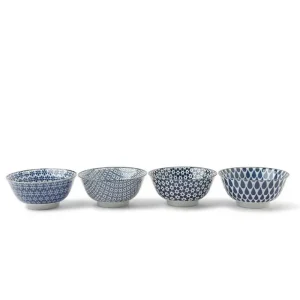 MIYA Company Bowl Sets | Blue & White 5.75