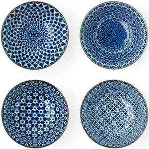 MIYA Company Bowl Sets | Blue & White 5