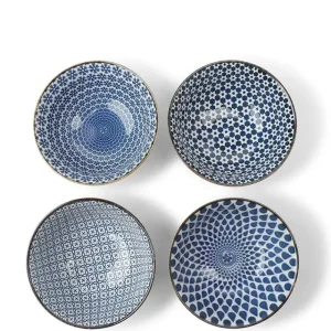 MIYA Company Bowl Sets | Blue & White 5.75