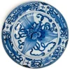 MIYA Company Large Plates | Blue & White 9.25" Plate - Takara Zukushi