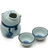 MIYA Company Other | Blue & White Cat Sake Set