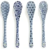 MIYA Company Other Utensils | Blue & White Dessert Spoon Set