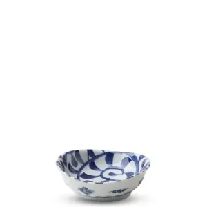 MIYA Company Sauce Dishes | Blue & White Karakusa 3.75