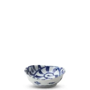 MIYA Company Sauce Dishes | Blue & White Karakusa 3.75