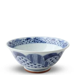MIYA Company Ramen Bowls | Blue & White Patterns 7.5" Noodle Bowl
