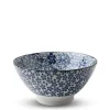 MIYA Company Ramen Bowls | Blue & White Sakura 7" Noodle Bowl