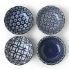 MIYA Company Sauce Dishes | Blue & White Sauce Dish Set