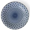 MIYA Company Large Plates | Blue & White Snow 11" Plate